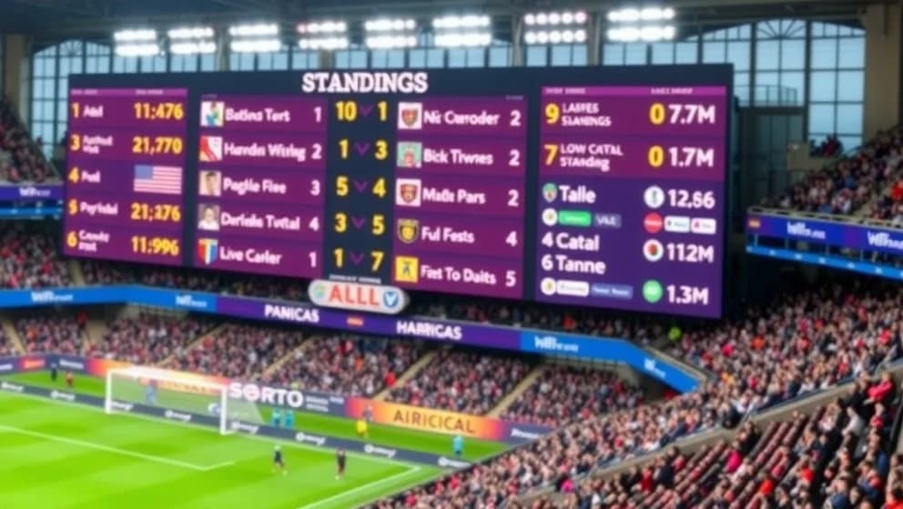 Everton poängställning denna säsong