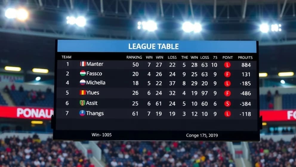 Poängställning i Hamburger SV säsongen 2024