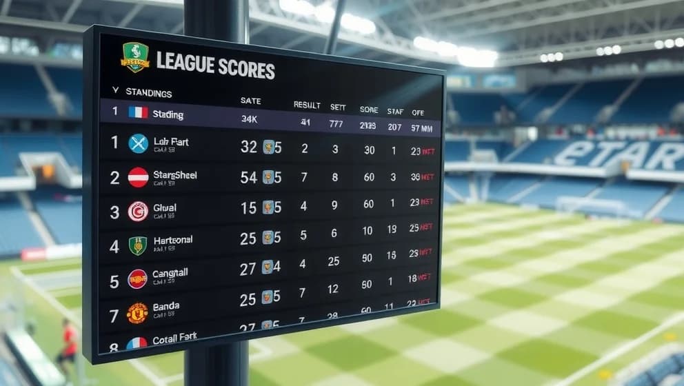 Poängställning i IFK Värnamo och ligaen