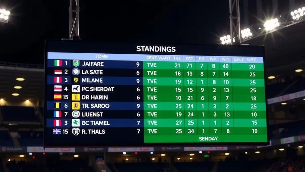 Poängställning i La Liga idag