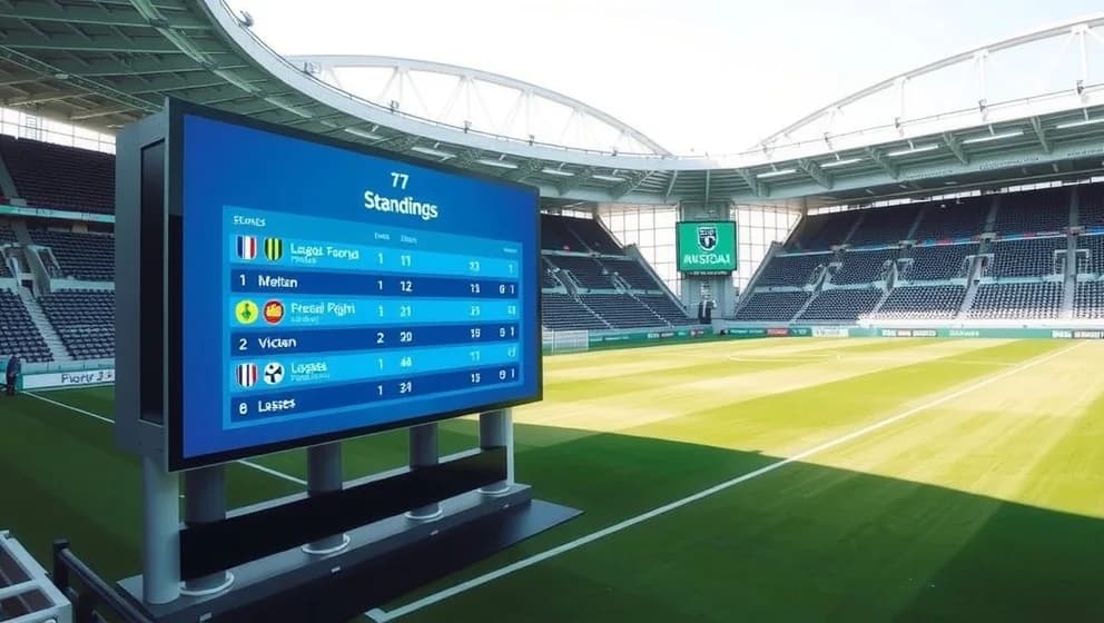 Poängställning i Real Betis denna säsong