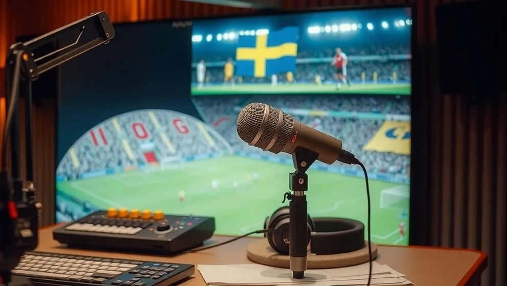 Svensk kommentator fotboll som gör matcherna bättre